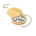 Set de Cables cargador caja bambu