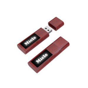 Pendrive Madera Led Personalizado Con Logotipo