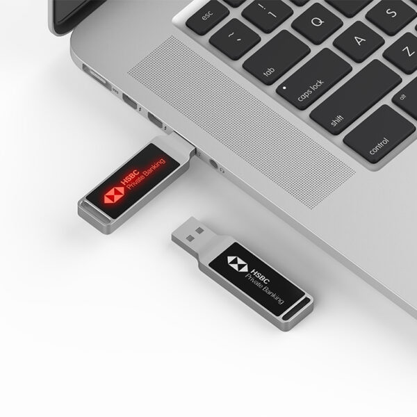 USB Metal Personalizado con logotipo con luz led