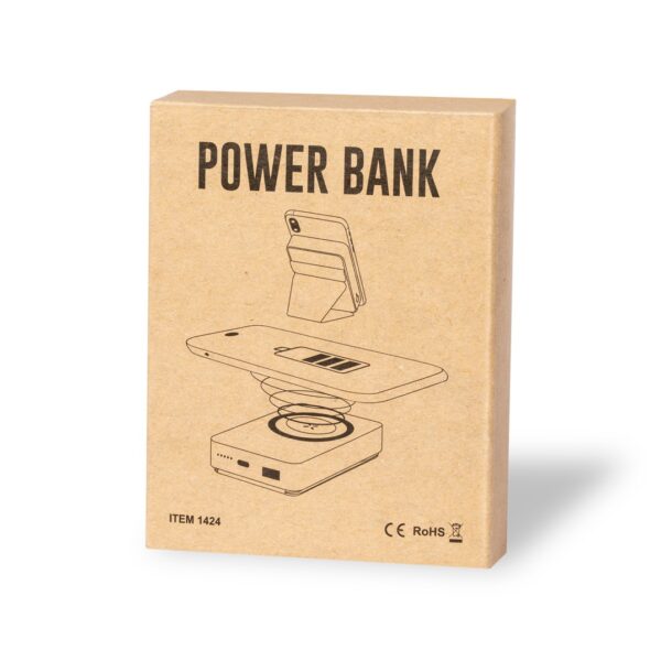 Caja Power Bank Personalizada con logotipo Bambu