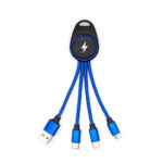 Cable de Carga Personalizado Multifuncional Logo Led