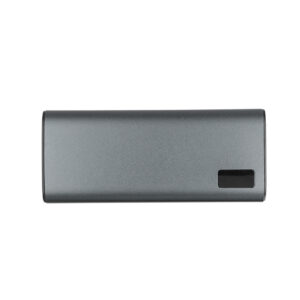 Cargador Power Bank Aluminio Plateado