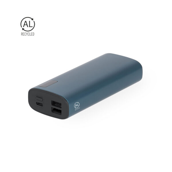 Cargador Power Bank Aluminio Reciclado